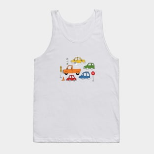 Cars and Truck Traffic Patterns Tank Top